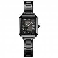 Жіночий годинник Skmei 2582BKBK All Black — класичний кварцовий браслет у чорному кольорі