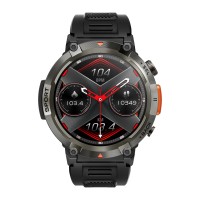 Розумний годинник Modfit Rugged Black — чоловічий смарт-годинник з TFT-дисплеєм та захистом IP67