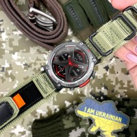 Розумний годинник Modfit Rugged Black — чоловічий смарт-годинник з TFT-дисплеєм та захистом IP67