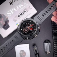Розумний годинник Modfit Onyx Black Steel з AMOLED дисплеєм та додатковим ремінцем у подарунок