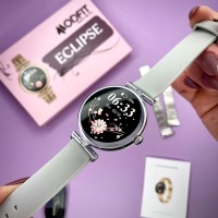 Розумний жіночий годинник Modfit Eclipse Silver Mesh з AMOLED дисплеєм та додатковим ремінцем