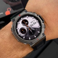 Розумний годинник Modfit Titan Force GPS Black з AMOLED дисплеєм та захистом 5 ATM
