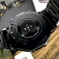 Чоловічий розумний годинник Modfit Titan-X Black Steel з вологозахистом IP67 та акумулятором 800 mAh