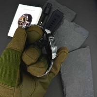 Розумний годинник Modfit Track Pro Black з металевим браслетом, IPS дисплеєм та захистом IP68
