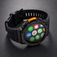 Розумний годинник Modfit Navigator Al Black з компасом, ліхтариком та захистом 5 ATM