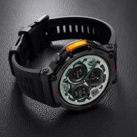 Розумний годинник Modfit Navigator Al Black з компасом, ліхтариком та захистом 5 ATM
