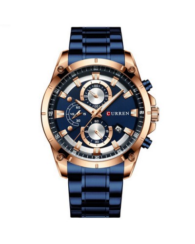 Купити Curren 8360 Blue-Gold