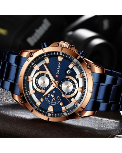 Купити Curren 8360 Blue-Gold