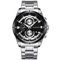 Curren 8360 Silver-Black