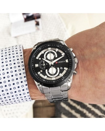Купити Curren 8360 Silver-Black
