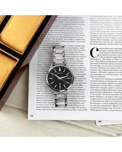Купить Curren 8366 Silver-Black