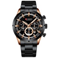 Curren 8355 Black -Cuprum