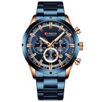 Curren 8355 Blue-Cuprum