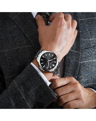Купить Curren 8322 Silver-Black