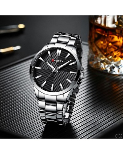 Купить Curren 8322 Silver-Black