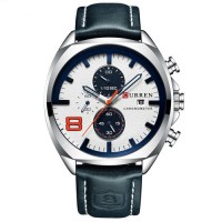 Curren 8324 Silver-White