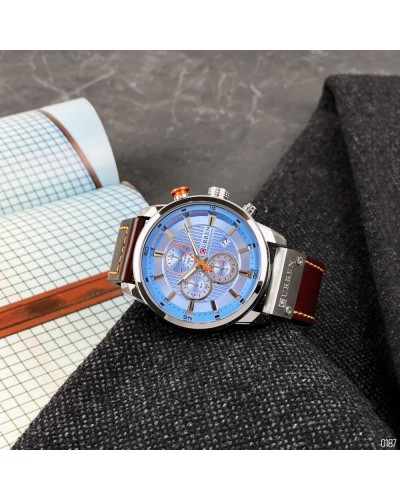 Купить Curren 8291 Silver-Blue