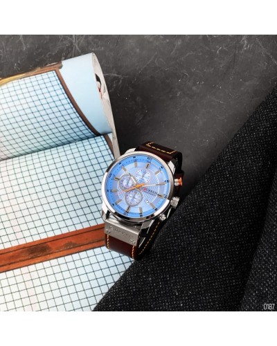 Купить Curren 8291 Silver-Blue