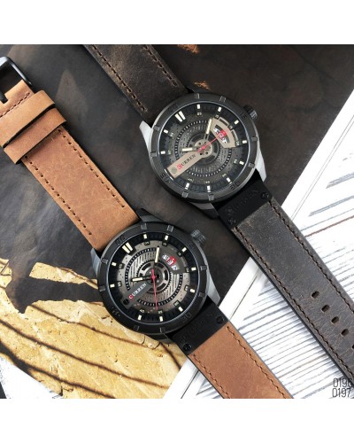 Купить Curren 8301 Black-Dark Brown