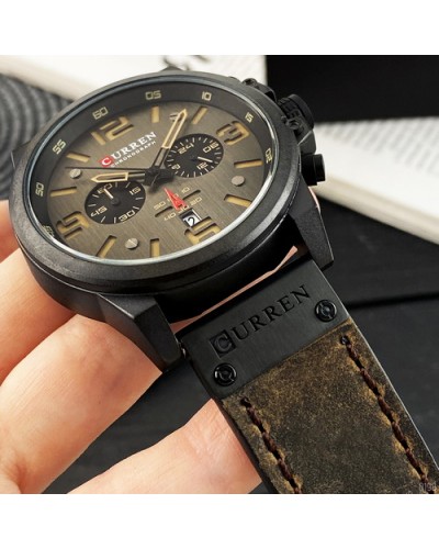 Купить Curren 8314 Black-Brown