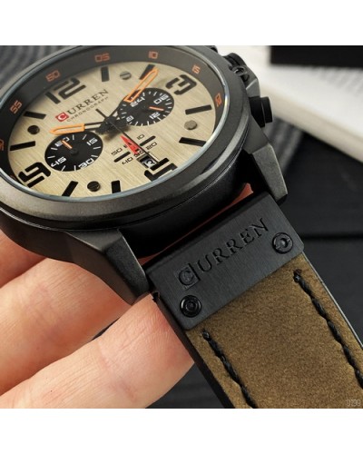 Купить Curren 8314 Khaki-Black