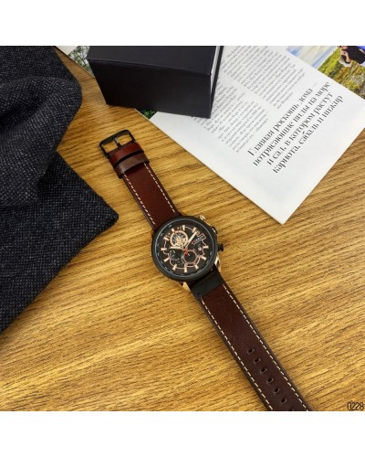 Купить Curren 8380 Black-Cuprum-Dark Brown