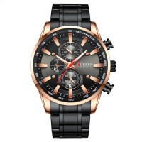 Curren 8351 Black-Cuprum