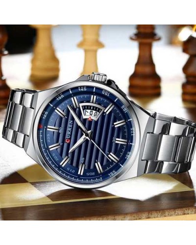 Купити Curren 8375 Silver-Blue