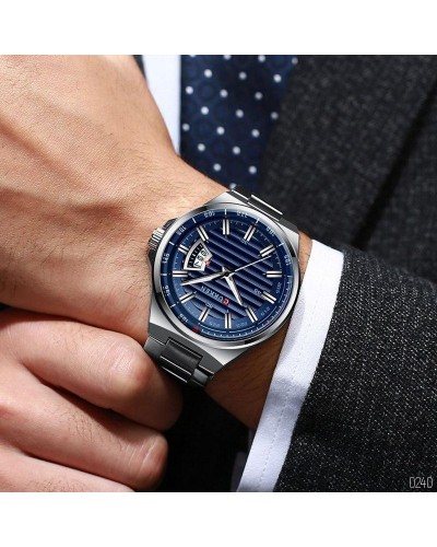 Купити Curren 8375 Silver-Blue