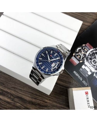 Купити Curren 8375 Silver-Blue