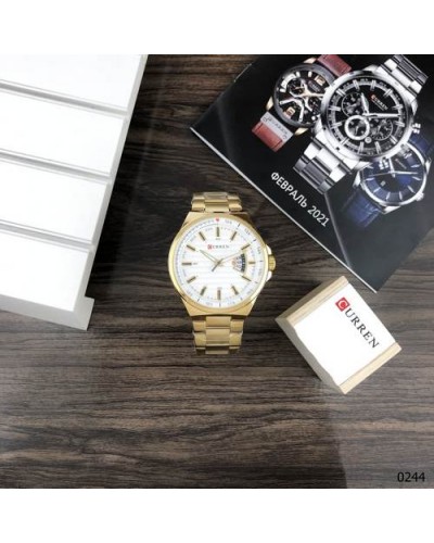Купить Curren 8375 Gold-White