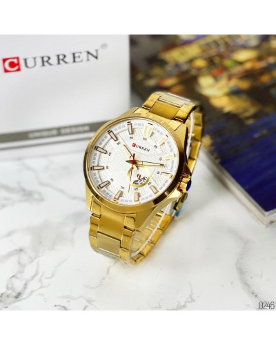 Купить Curren 8372 Gold-White