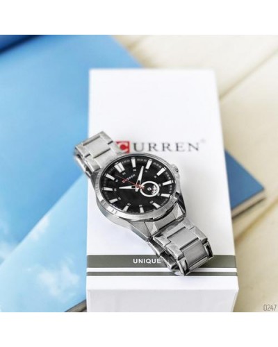Купить Curren 8372 Silver-Black