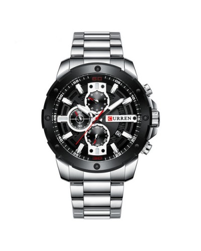 Купити Curren 8336 Silver-Black