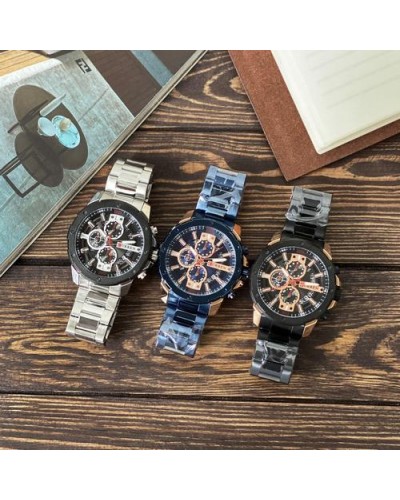 Купити Curren 8336 Silver-Black