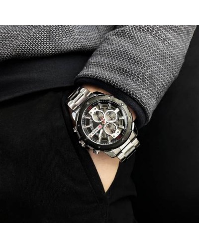 Купити Curren 8336 Silver-Black