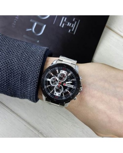 Купити Curren 8336 Silver-Black