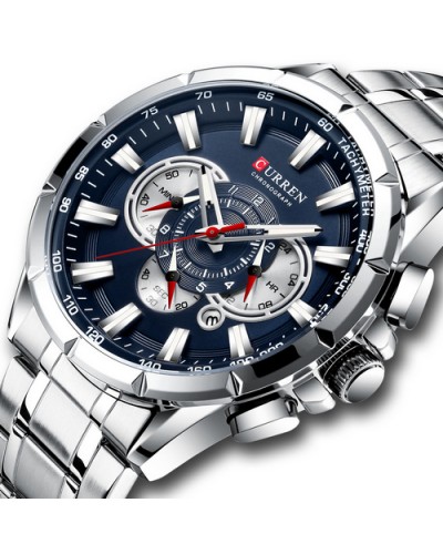 Купити Curren 8363 Silver-Blue