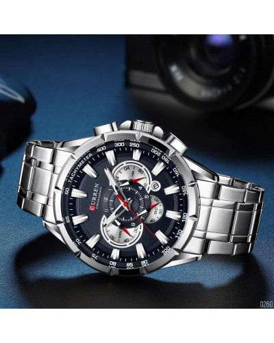 Купити Curren 8363 Silver-Blue