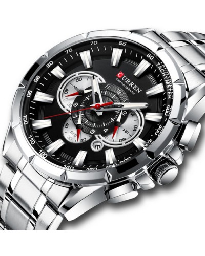 Купить Curren 8363 Silver-Black