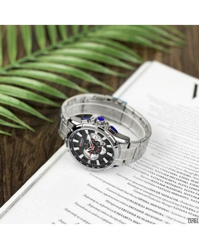 Купить Curren 8363 Silver-Black