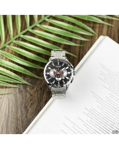 Купить Curren 8363 Silver-Black