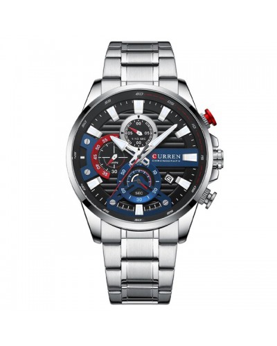 Купити Curren 8415 Silver-Black-Blue