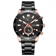 Curren 8417 Black-Gold