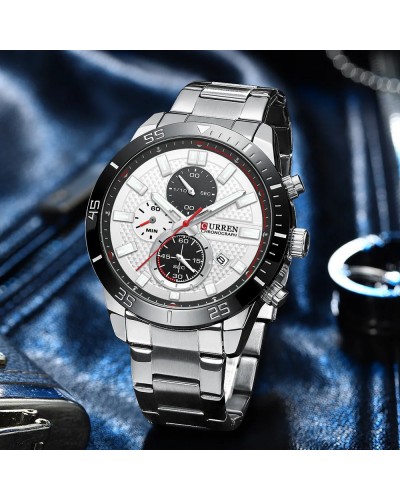 Купити Curren 8417 Silver-Black