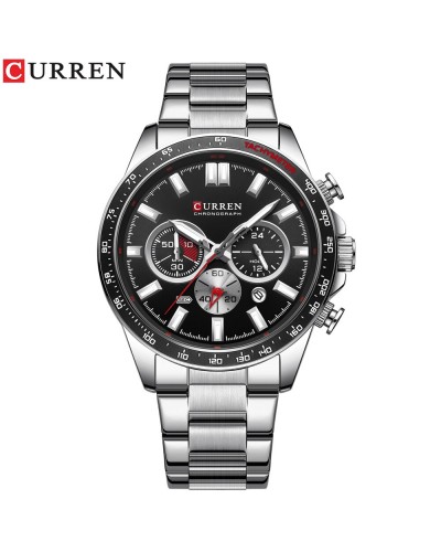 Купити Curren 8418 Silver-Black