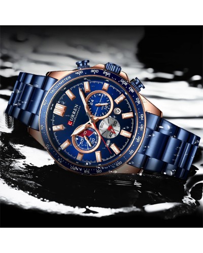 Купить Curren 8418 Blue-Gold