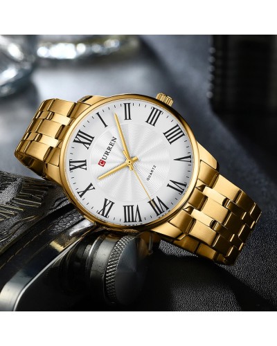 Купити Curren 8422 Gold-White