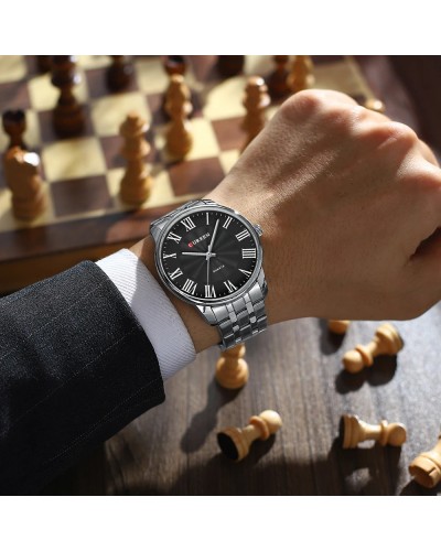 Купити Curren 8422 Silver-Black