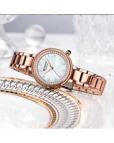Купить Curren 9089 Gold-White